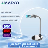 Appareil de blanchiment dentaire professionnel de bureau à 11 LED avancé avec lumière bleue, rouge et violette pour clinique