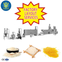 High Quality Twin Screw Instant Artificial Rice Extruder Machine Hot Sale Nutritional Artificial Rice Production Line