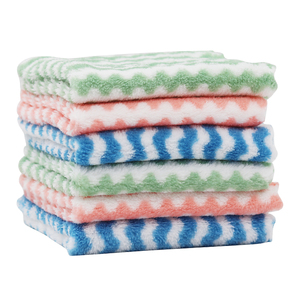 Chiffon de nettoyage en microfibre haute densité personnalisé, lingettes de table imprimées en couleur, torchons de cuisine pour un nettoyage durable - Product Image 3