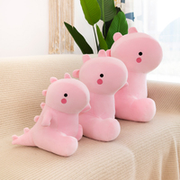 Boneka Dinosaurus Kartun Lucu Bahan Elastis Isi Kapas Berbagai Ukuran Warna Hadiah Menggemaskan untuk Remaja