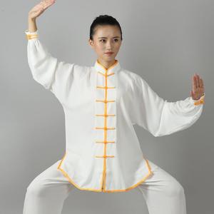 Uniforme de Kung Fu, vêtements traditionnels chinois, manches longues, Wushu <span class=keywords><strong>TaiChi</strong></span>, uniforme de Kung Fu pour hommes, costume d'uniforme, vêtements d'exercice de Tai <span class=keywords><strong>Chi</strong></span> - Product Image 5
