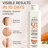 Crème Corporelle Éclaircissante et Hydratante au Beurre de Karité et à la Carotte 500ml, Anti-rides, Nourrissante, Personnalisable pour Femme