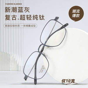 Monture de lunettes en titane pur Mubai 3 mm de large pour prescriptions élevées, collection Printemps 2024, origine Danyang - Product Image 4