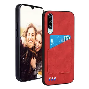 Huawei P30 פרו מקרה עור מפוצל מגן מקרה כיסוי עם כרטיס חריץ עבור Huawei P30 מקרה