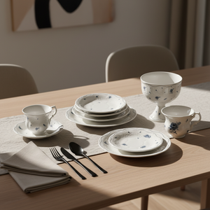 Hone Use Kitchenware Ceramic Cup <b>Set</b> with Plates Dessert Fruit Plate Soup Plate - Product Image 1