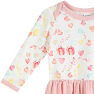 Combinaison pour bébé à manches longues, imprimée, rafraîchissante, à fermeture boutonnée, en fibre de bambou douce et respirante, <span class=keywords><strong>OKIDS</strong></span> - Product Image 4