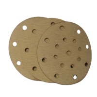 6 pouces 17 trous crochet anneau disque de meulage 100 pièces divers papier de verre pour voiture polissage personnalisable OEM divers disques abrasifs