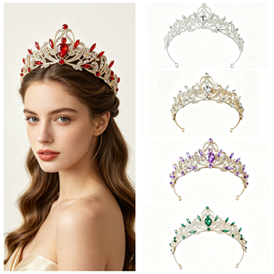 Serre-tête ajustable en alliage d'argent avec strass, éléments plumeux et accent floral perlé, accessoire de cheveux de princesse pour filles, idéal pour les fêtes - Product Image 5