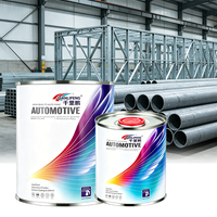 Recubrimiento Epóxico Transparente Multiusos de Secado Rápido a Base de Agua, Pintura de Acabado Protectora 1K/2K para Automóviles, Muebles, Barcos, Plástico y Pisos