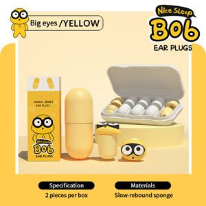 ที่อุดหูฟองน้ำนุ่มรูปสัตว์น่ารักสำหรับเด็กพับได้ป้องกันการได้ยินลดเสียงรบกวนเพื่อการนอนหลับที่ปลอดภัยและฟื้นตัวช้า - Product Image 5