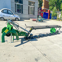 Lames réversibles par importé d'allemagne nouveau tracteur de haute qualité PTO arbre 8 disques tondeuse usine vente directe herbe coupe-foin
