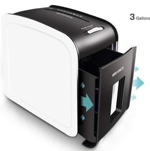 Mini trituradora de papel de 12L de nuevo diseño, 5 hojas de corte transversal para uso en oficina, trituradora de CD y tarjeta - Product Image 2
