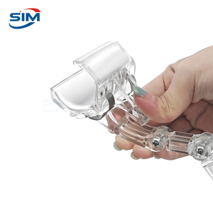 Rõ ràng đa Doanh ABS nhựa bán lẻ <span class=keywords><strong>Pop</strong></span> <span class=keywords><strong>Clip</strong></span> uốn cong dấu hiệu cánh tay chủ sở hữu kẹp kẹp an toàn dễ dàng cài đặt cho cửa hàng khuyến mãi - Product Image 4