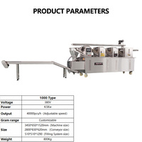 Équipement de production de raviolis entièrement automatique et motorisé, ligne de fabrication de gyozas et de samosas industrielle et commerciale de grande capacité