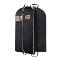 En stock, neuf, housse de vêtement non tissée, pliable, portable, épaissie, housse de protection anti-poussière pour costume de voyage