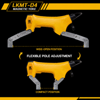Vente du détecteur de défauts par particules magnétiques AC portable et rechargeable LKMT-D4 pour l'inspection des soudures d'acier NDT