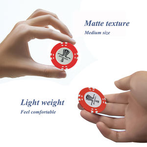 14,5 grammes 1000 jetons de <span class=keywords><strong>poker</strong></span> Ascona Mini carrés en argile colorée 43mm x 3,3mm, ensemble de présentation avec logo personnalisé, boîte à outils <span class=keywords><strong>vide</strong></span> JIAYI - Product Image 3