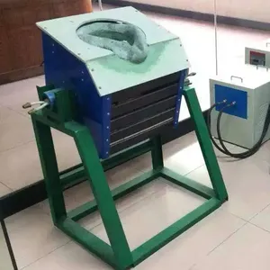 Hot Sale Small Capacity High Frequency 10kg to 200kg For Melting Scrap Metal Induction Furnace