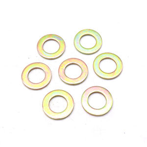 צהוב מצופה אבץ שטוח מכונת כביסה פלדה שימס חופר סיכה קוצים - Product Image 2