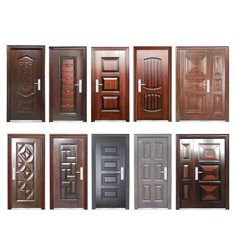 China Top Manufacturer High Quality Internal Room Flush Wooden Door Design Bedroom Modern Interior Wooden Door For Home
