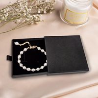 Petite boîte rigide en papier kraft 1 pièce 1,7 cm x 3,5 po recyclable pour le rangement de bijoux (colliers, boucles d'oreilles, bagues, montres, lunettes)