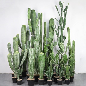 Grand <span class=keywords><strong>Cactus</strong></span> Artificiel, Plantes Tropicales Succulentes Artificielles pour Décoration Intérieure et Extérieure - Product Image 1