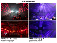 Barre lumineuse laser de club professionnel 8x3w lumière principale mobile laser dj faisceau lazer lumières