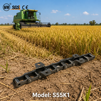 Cadena para Cosechadora S55, Cadena de Transmisión de Alta Resistencia con Accesorio K1, Repuestos para Equipos Agrícolas