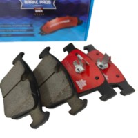 Plaquettes de frein semi-métalliques en céramique à faible teneur en métal pour Porsche 911 Cayman Boxster 2005-2016 Mercedes-Benz Classe E AUDI Baic X55