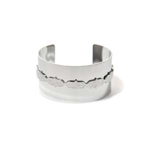 Fashion Cuff Bracelet 316L Stainless Steel PVD Gold Plating Sustainable Resistant Jewelry <b>for</b> Women <b>Men</b> - Product Image 1