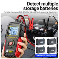 Probador de Baterías Automotrices de Alta Precisión 12V 24V, Analizador de Baterías de Plomo-Ácido 100-1700 CCA, Probador del Sistema de Arranque y Carga