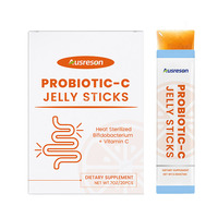 OEM Bâtonnets de gelée probiotiques pour femmes, riches en vitamine C, 10 milliards d'UFC, complément pour la santé immunitaire, digestive et intestinale, vitamine C, gelée probiotique