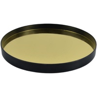 Présentoir rond en fer, décoration pour la maison, miroir, plateau à parfum pour commode, organiseur de bijoux