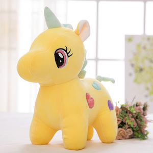 Aifei đồ chơi chính hãng <span class=keywords><strong>duoai</strong></span> xuống Bông Unicorn đồ chơi sang trọng mềm màu cô gái quà tặng cho sinh nhật đầy với PP bông - Product Image 3