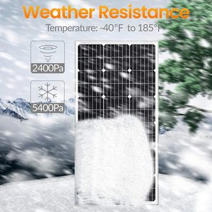 Sistema Solar Monocristalino de 12 Voltios, 150 Vatios, para el Hogar, con Vidrio Templado de 3.2mm, 25 Años de Garantía - Product Image 2