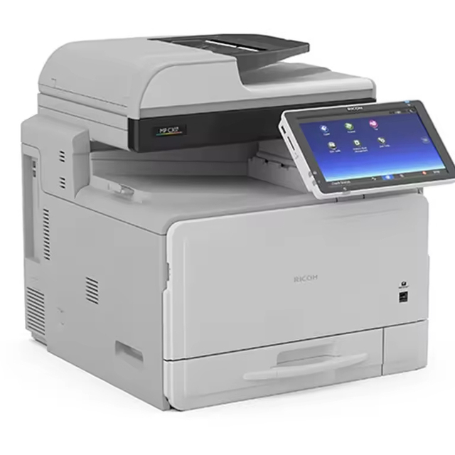 Most Popular A4 Used Copier Digital Color Laser Printer for Ricoh MP C306 C307 C407 Multifunctional Copier Printer Scanner