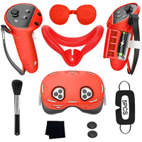 Kit de couverture en Silicone de Protection VR 8 en 1 de haute qualité pour accessoires Meta Quest 3S VR masque facial et couvertures de contrôleur pour 3S