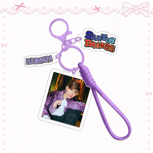Llavero de Santos Bravos con capa gruesa de acrílico, colgante con foto HD de DREW, GABI, KENNETH, ALEJANDRO, cordón para fans, regalo. - Product Image 6