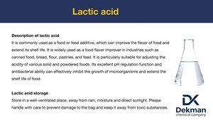 Lactic acid 80% 88%/CAS NO.50215/DI-Lactic Acid/<b>Food</b> <b>Additive</b> - Product Image 2