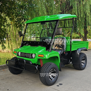 Camión DE TRABAJO turístico eléctrico utilitario retro con 4 ruedas y cama de carga trasera para 4-6 personas - Product Image 4