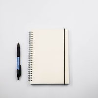 Carnets en carton recyclable effet bois de qualité supérieure - Agendas personnalisables avec logo personnalisé, impression numérique, couverture rigide, reliure parfaite