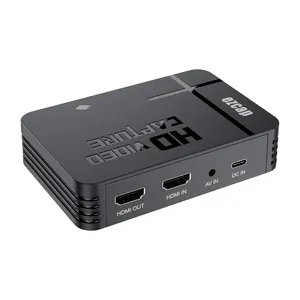 Grabadora de vídeo portátil ezcap288P con HDMI y AV compatible con grabación de imágenes médicas, grabación de juegos en una unidad flash USB directamente