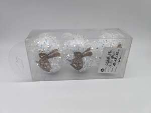 7cm hängendes Osterei mit Kaninchen dekoration, 3er-Set, 3 Stück im Karton verpackt - Product Image 3