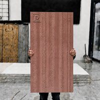 Panel Dinding Batu Fleksibel Rammed Earth, Ubin Keramik Lembut Ultra Tipis untuk Dekorasi Interior Eksterior