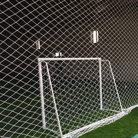Filet de clôture pour terrains de sport de haute qualité à bas prix, maille de 2 cm, en polyéthylène/nylon vert, pour terrains de basket-ball et de football