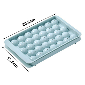 <span class=keywords><strong>Mini</strong></span> bandeja de cubitos de hielo de plástico redonda más vendida, fabricante de bolas de liberación fácil y gratis para helado, nueva herramienta Flexible para <span class=keywords><strong>Mini</strong></span> cubitos de hielo - Product Image 6