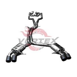 ระบบท่อไอเสียสแตนเลส Vortex SS304 สำหรับ Porsche Macan S GTS 3.0T 3.6 ชุดแต่งเพิ่มสมรรถนะสำหรับการแข่งขัน - Product Image 1