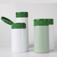 Disesuaikan plastik 100ml botol PP topi lipat anak biang panas bubuk Talcum bubuk Jar
