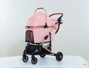 2026年热销宠物推车 一键折叠宠物推车，适合狗和猫 - Product Image 3