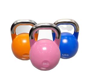 Toptan JUNSHANG JS-<span class=keywords><strong>kettlebell</strong></span> özel Logo renk ağırlığı kadın ağırlık kaldırma için yüksek kaliteli çelik rekabet <span class=keywords><strong>Kettlebell</strong></span> - Product Image 4